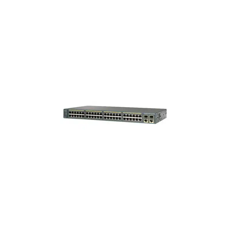 Cisco Catalyst 2960-Plus 48PST-L - Commutateur - Géré - 48 x 10 - 100 (PoE) + 2 x Gigabit SFP + 2 ... (WS-C2960+48PST-L)_1